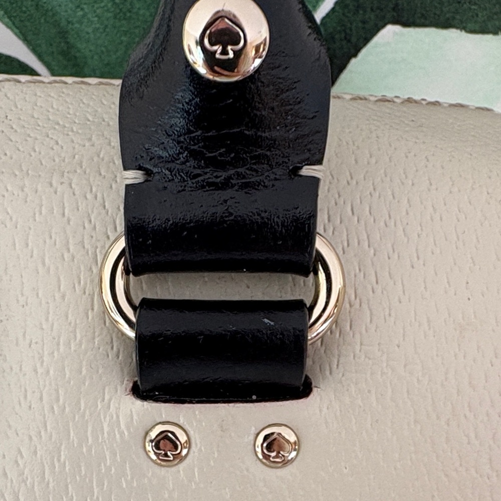 Kate Spade New York Two-Tone Satchel Bag – Black & Cream - Picture 7 of 15